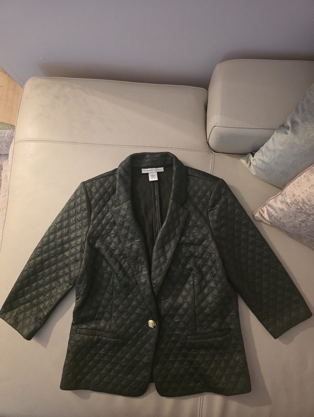 Carole Wren Quilted Jacket - Large